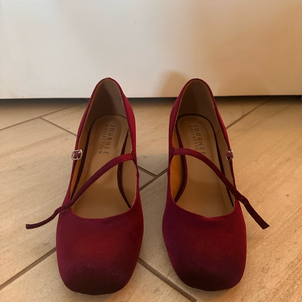 Journee Collection Red Stiletto Heels